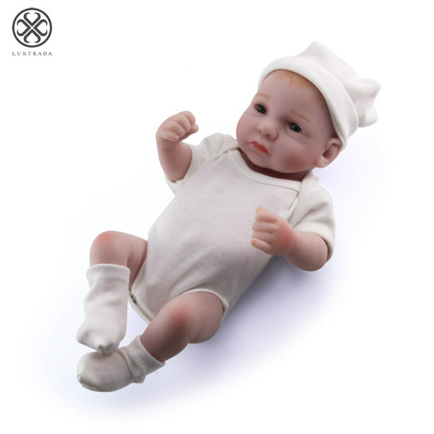 11'' 28cm Reborn Dolls Vinyl Silicone Baby Boy Realistic Newborn Gift Bath Toys